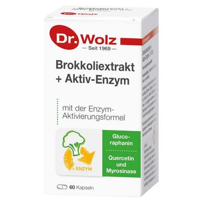 Brokkoli EXTRAKT+Aktiv-Enzym Dr.Wolz msr.Kaps. 60 St Kapseln magensaftresistent
