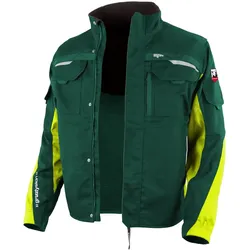 Bundjacke "IRON" - 3XL - grün/warngelb