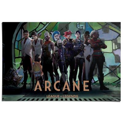 Poster REINDERS "Arcane", bunt (farbe bild(er): mehrfarbig), B:91,5cm H:61cm T:0,1cm, Bilder, Poster, Teenager Zimmer - Mehrfarbig - 150 gr. Papier - Cartoons