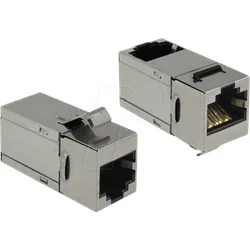 DELOCK 86371 - Keystone RJ45 Buchse > Buchse Cat.6 90°
