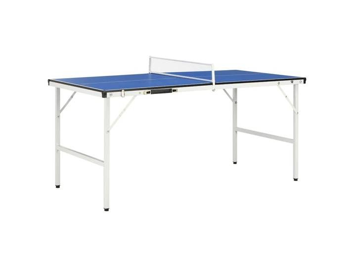 vidaXL 5-Fuß-Ping-Pong-Tisch mit Netz 152 x 76 x 66 cm Blau