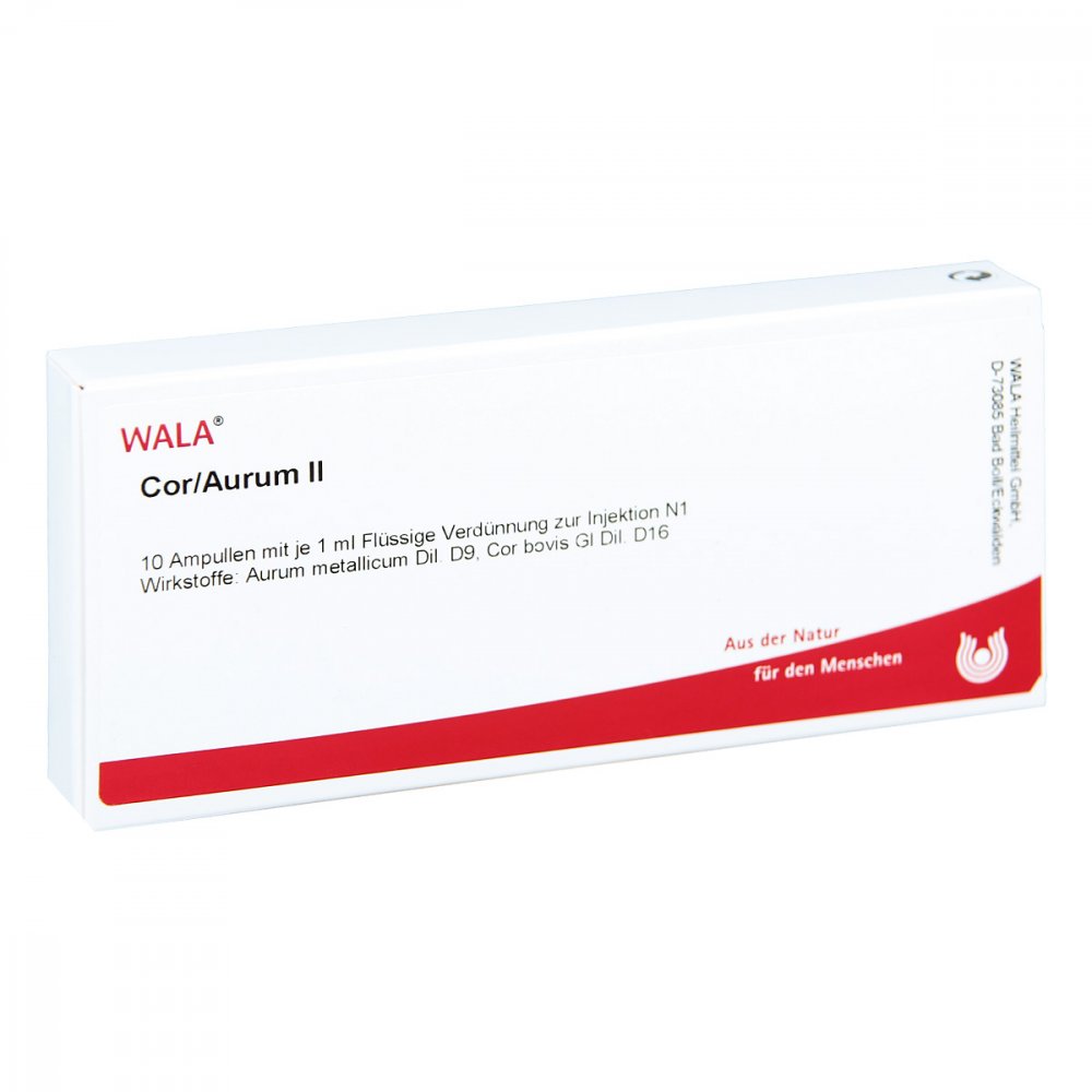 WALA Heilmittel GmbH Cor/aurum Ii Ampullen 01223707