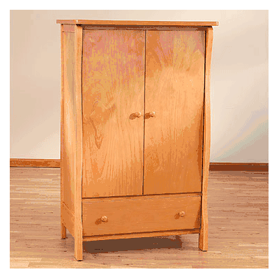 Simplicity for Children Ellis Armoire in Honey