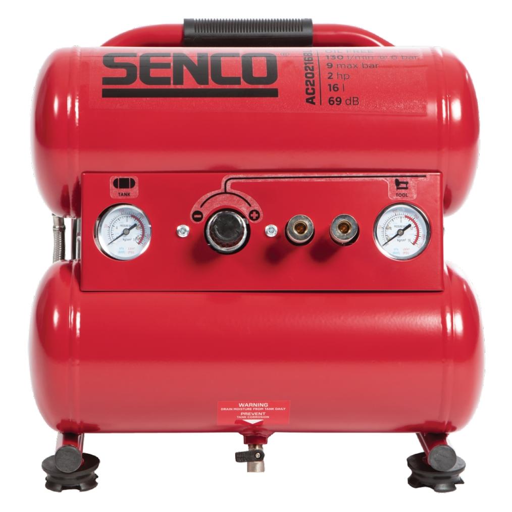 Senco AFN0037EU AC20216BL-EU Ölfreier Silent-Kompressor (8 Bar) (39563744)