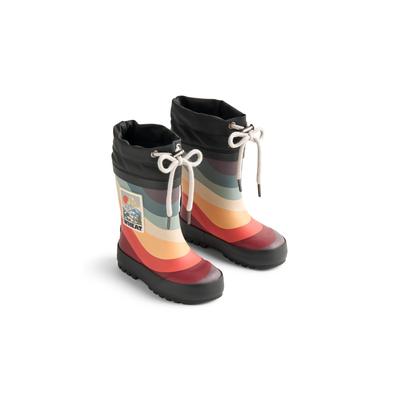 Stiefel WHEAT "WHEAT Boot Thermo Print", Mädchen, Gr. 26, bunt (rainbow), Gummi, Schuhe Stiefel