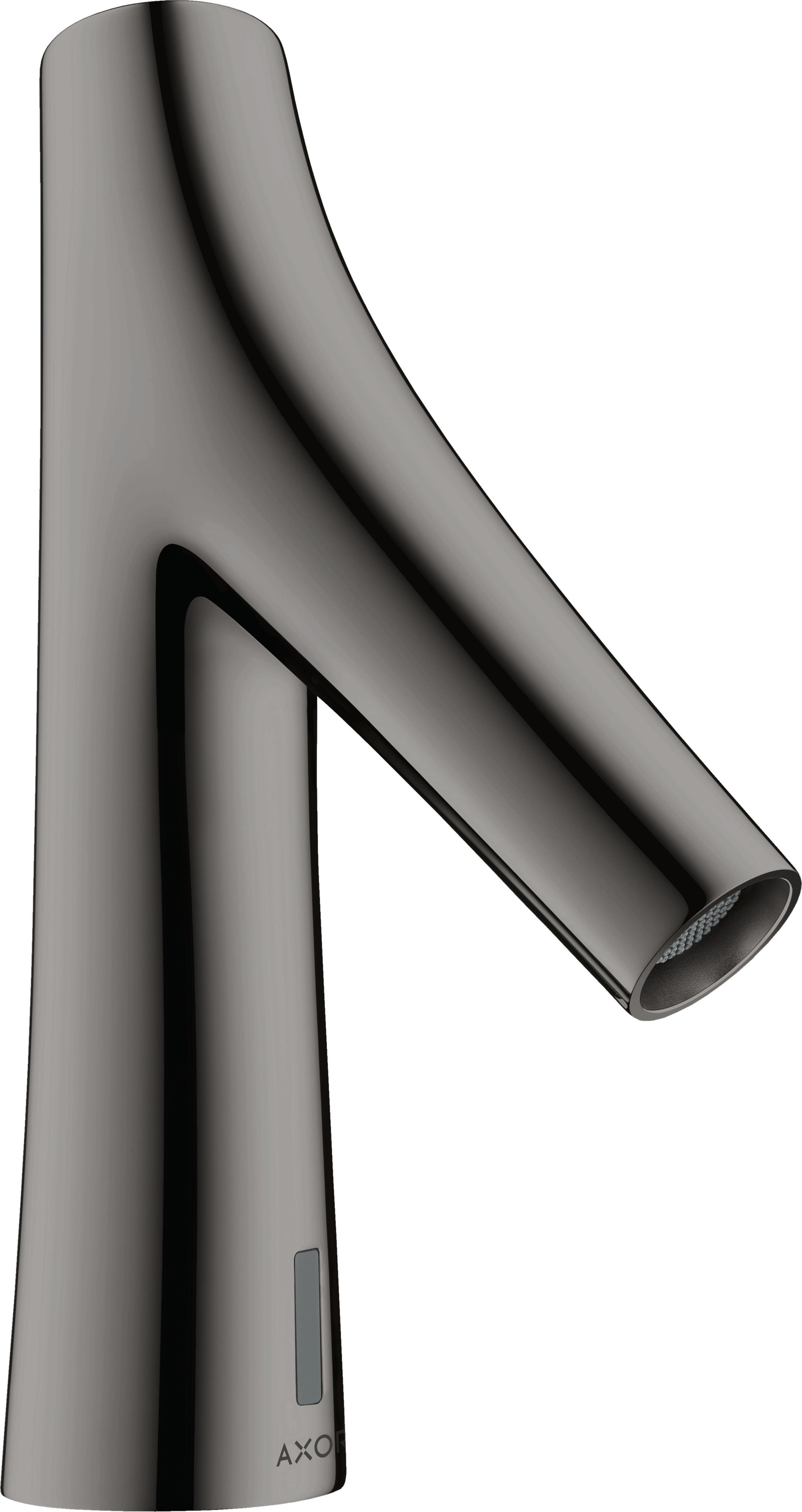hansgrohe Elektronischer Waschtischmischer Axor Starck Organic m Temp-Voreinst, Batt, pol. bla vc