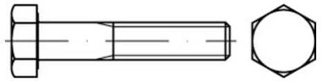 ISO 4014 Sechskant-Schaftschraube M8x160 Edelstahl A2 blank ; Industrial Quality Supplies (040149200080160)