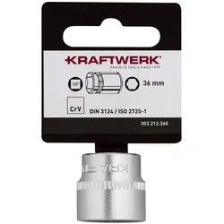 Kraftwerk, Steckschlüssel + Stecknuss, Steckschlüsseleinsatz Basic Hänger