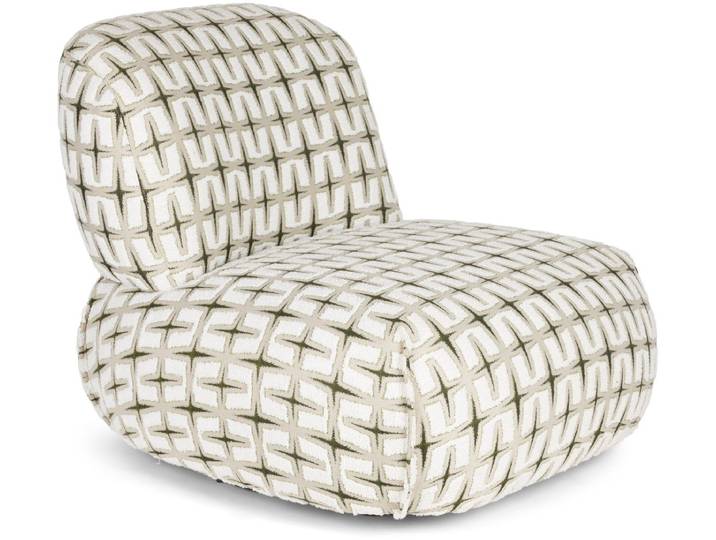 Bold Monkey Ritz Fauteuil Beige Groen