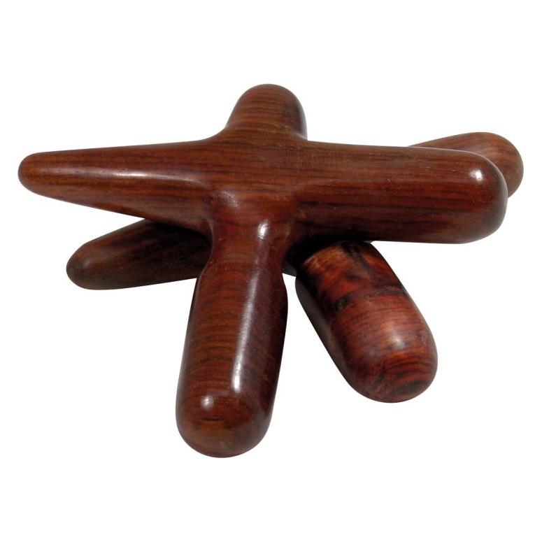 DMC Massagekreuz aus Rosenholz (D042)