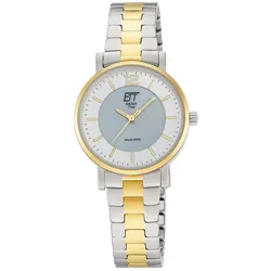 ETT Eco Tech Time ELS-12164-41M Damenuhr Solar Bicolor