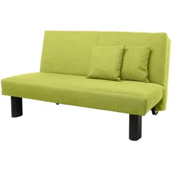 FALTSOFA Kalomira Bezug Flachgewebe Metall schwarz / apfel