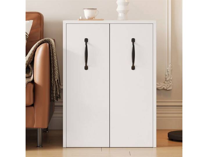 Bibliothèque avec tiroirs et étagères - Configuration réversible gauche/droite - Petit meuble de rangement mobile à roulettes