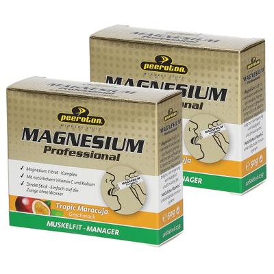 peeroton Magnesium Tropic Maracuja 2x20 St Beutel