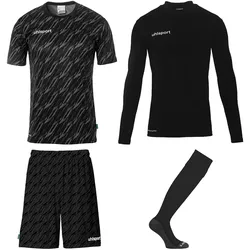 uhlsport Progressive Torwart-Set Kinder schwarz 152