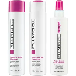 850ml Paul Mitchell Super Strong Care Set (Shampoo 300ml + Conditioner 300ml + Treatment 250ml)