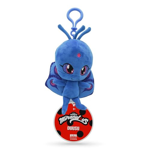 Miraculous Kwami Duusu Pluche Pauw Knuffeldier 12,7 cm