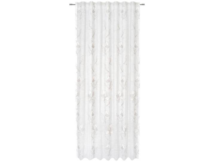 Esposa Fertigvorhang, Creme, Textil, Blume, 140x245 cm, AZO-frei, Bsci, Oeko-Tex® Standard 100, für Stange und Schiene geeignet, mit Kombiband, Heimtextilien, Vorhänge, Fertigvorhänge