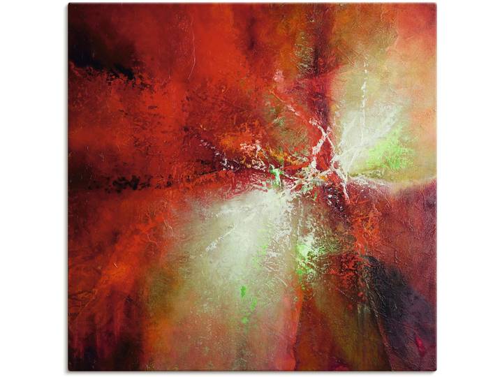 Wandbild ARTLAND Energie , rot (farbe bild(er): rot), B:70cm H:70cm, Bilder, Wandbild, als Leinwandbild, Poster in verschied. Grössen