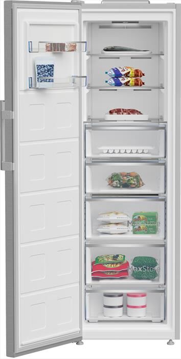 Beko Congelatore Verticale B5rmfne314x Classe E 286 Lt-inox