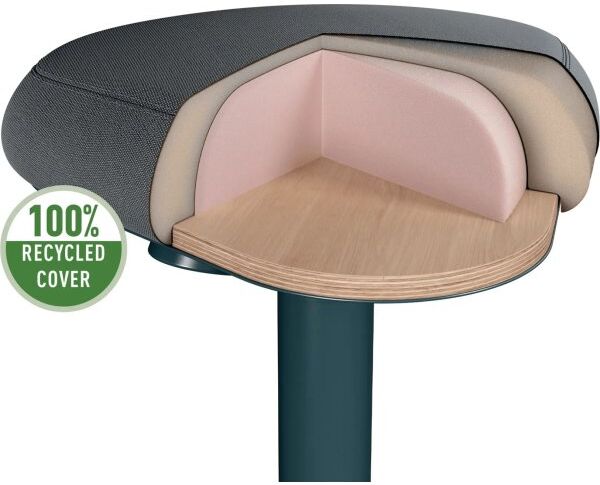 Leitz Ergo Active Balancestol, Mørkegrå