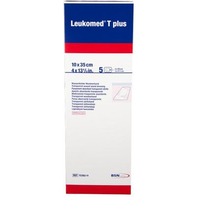 Leukomed transp.plus sterile Pflaster 10x35 cm 5 St