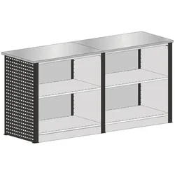 SCHULTE Lagertechnik Theken-Set 1 mit Arbeitsplatte »MULTIplus« 40
