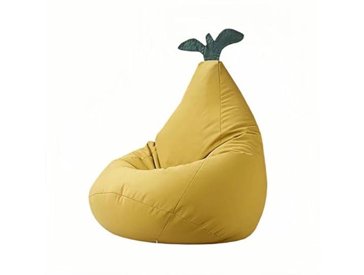 Xumh2024-3 Sitzsack Lazy Sofa for Zimmer, Lesesessel, Liege for Schlafen, Mini-Kleinsofa, Sitzsack(Yellow,Klein)