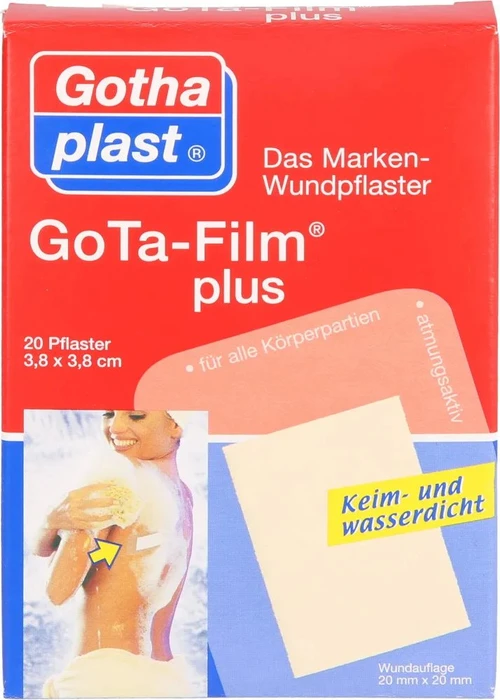 Gota Film plus 3,8x3,8 cm Pflaster 20 St