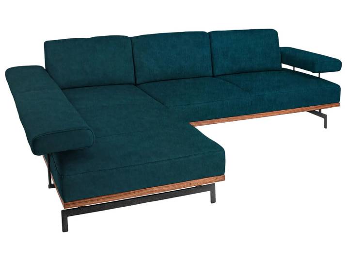 Ecksofa 24/7 (8106) Basic Himolla / Farbe: Petrol / Material: Stoff Basic