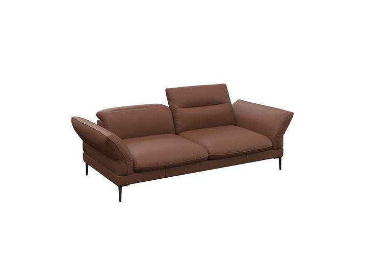FLEXLUX 2,5-Sitzer Salino, Funktionssofa, Relaxsofa, Sofa mit Arm- und Kopfteil-Verstellungen, Kaltschaum & Stahl-Wellen