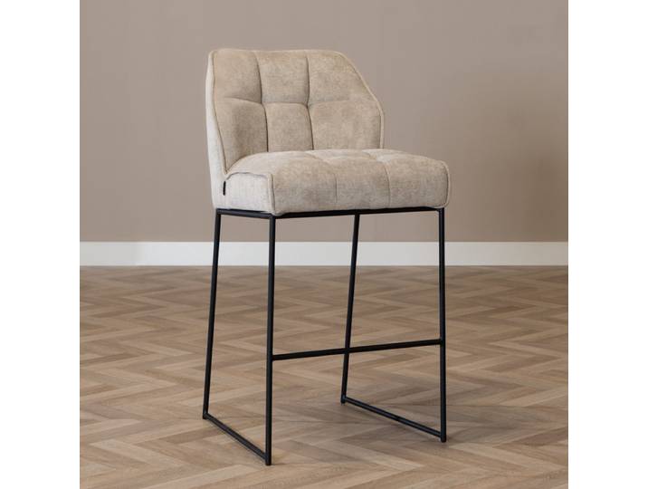Bronx71® Scandinavische barkruk Jelle taupe 82 cm - barstoel