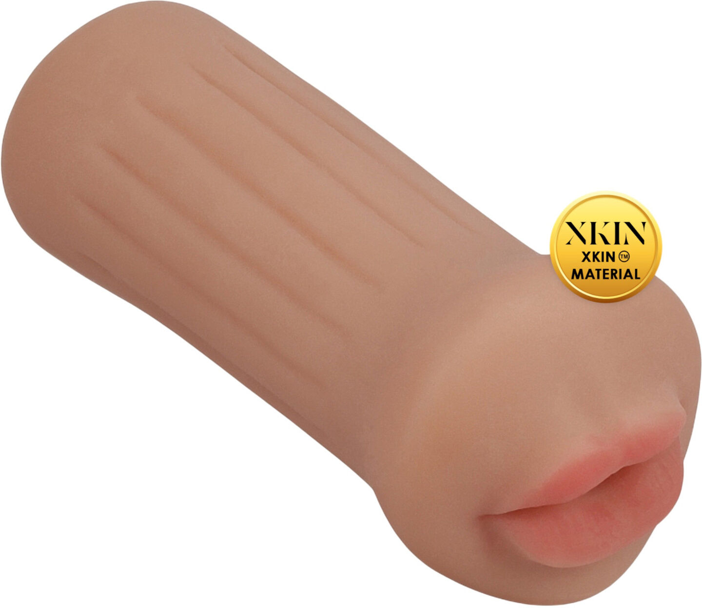 Xkin - Kunstskede‑masturbator - S (Mørk Naturfarve)
