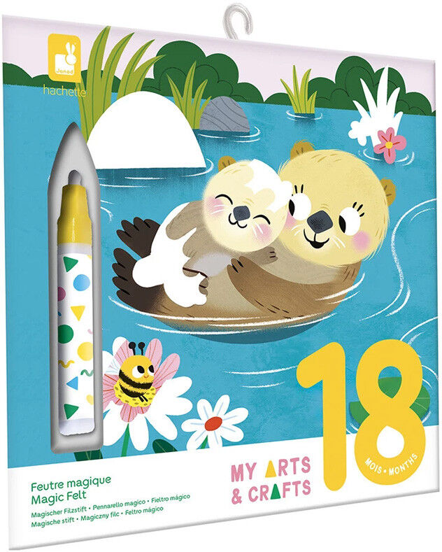 My Arts & Crafts : Feutre magique Animaux Calins 18 mois - Janod