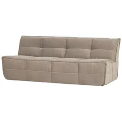 3-Sitzer Sofa Cluster - Samt Taupe