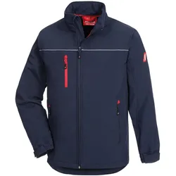 Nitras, Sicherheitskennzeichnung, Herren Softshelljacke "MOTION TEX LIGHT" blau Grösse 2XL