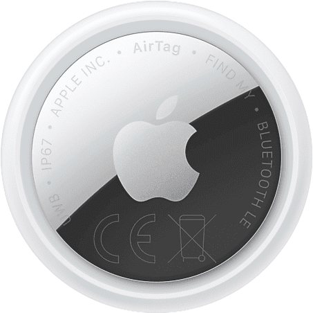 Apple AirTag (2.ª generación), Localizador, Paquete de 1 unidad, Bluetooth, Chip U1, NFC, Plata