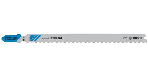Bosch Accessories 2608636705 Stichsägeblatt T 321 AF Speed for Metal, 5er-Pack 5St.
