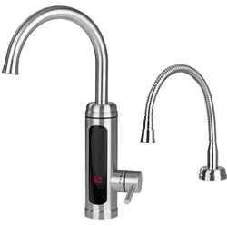 MAXXMEE Warm- & Kaltwasserarmatur - 360° schwenkbare Wasserhahn-Aufsätze - Edelstahl