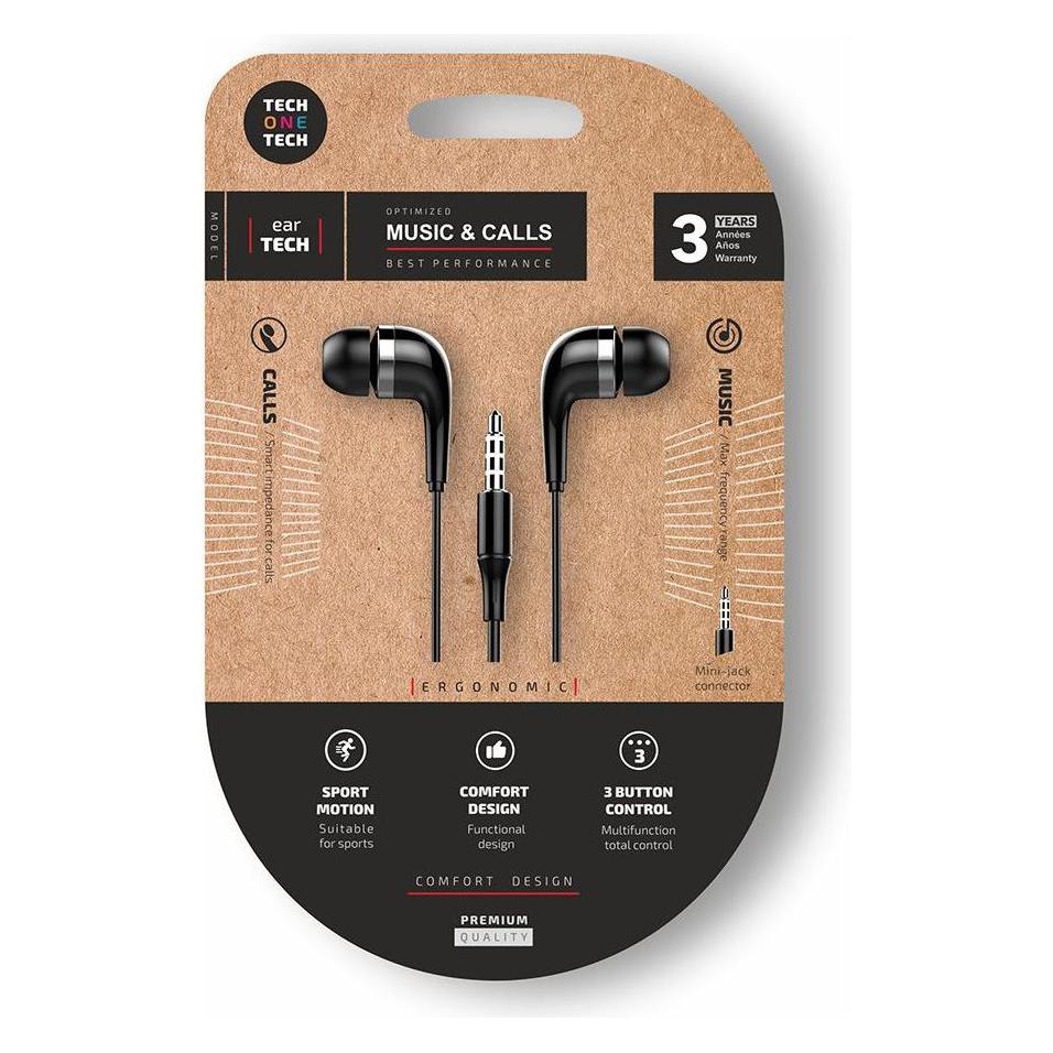 Tech One Tech Kopfhörer TEC1005 Schwarz (Kabelgebunden) (65491903)