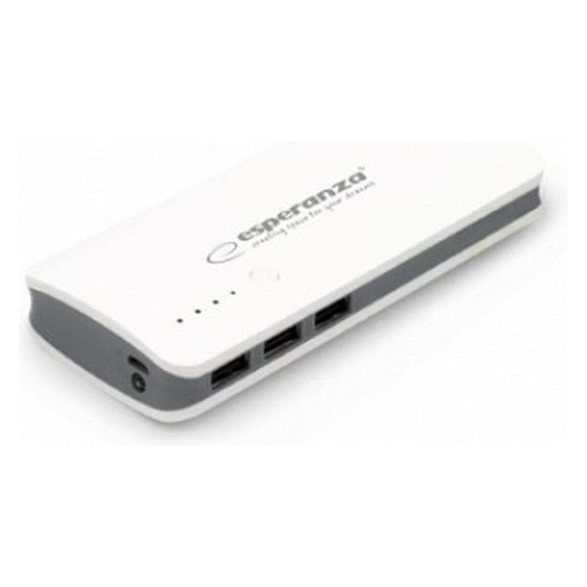 Esperanza EMP106WE Radium - Grau - Weiss - Universal - Rechteck - 8000 mAh - USB - 5 V (8000 mAh, 29.60 Wh) (C9741683)