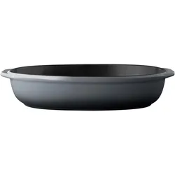BergHoff Auflaufform oval 36cm Gem Line, Auflaufform, Schwarz, Grau