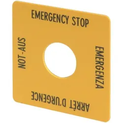 Eaton NOT-AUS-Schild M22-XYK1 216484