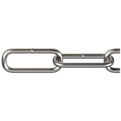 dörner + helmer 171956 Edelstahlkette Silber Edelstahl A2 15m