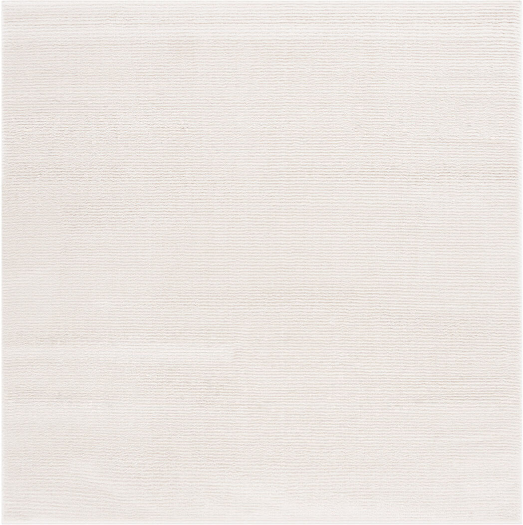 Blue Elephant Solid Colour Area Rug Ivory Square 160 cm