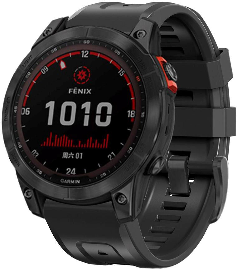 Universal Garmin 22mm QuickFit Rem Tech-Protect Icon Band Rem - Sort