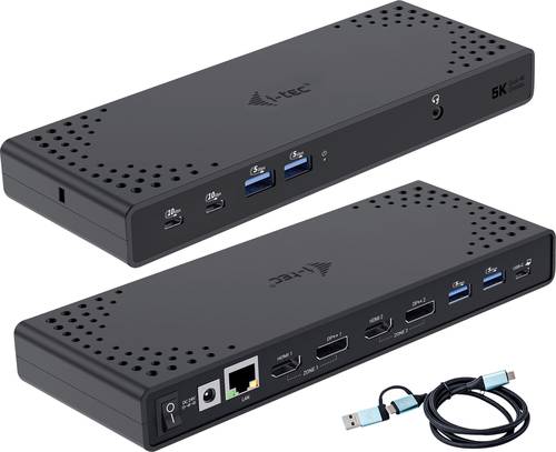 I-tec USB-C Dockingstation USB3.0/USB-C/Thunderbolt DualDS+PD