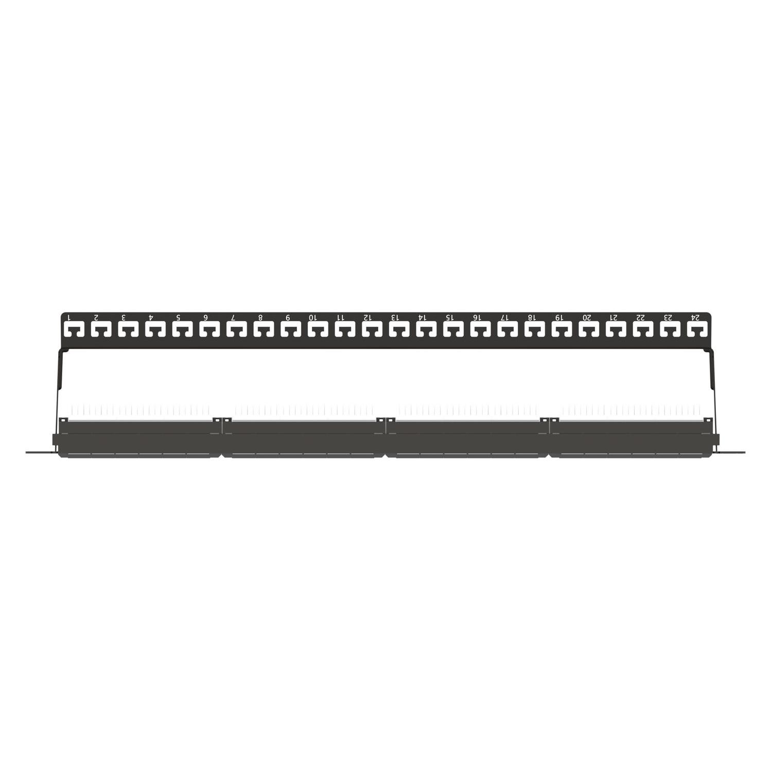 MicroConnect Patch Panel (UTP, CAT6, 0.48 m) (PP-004)
