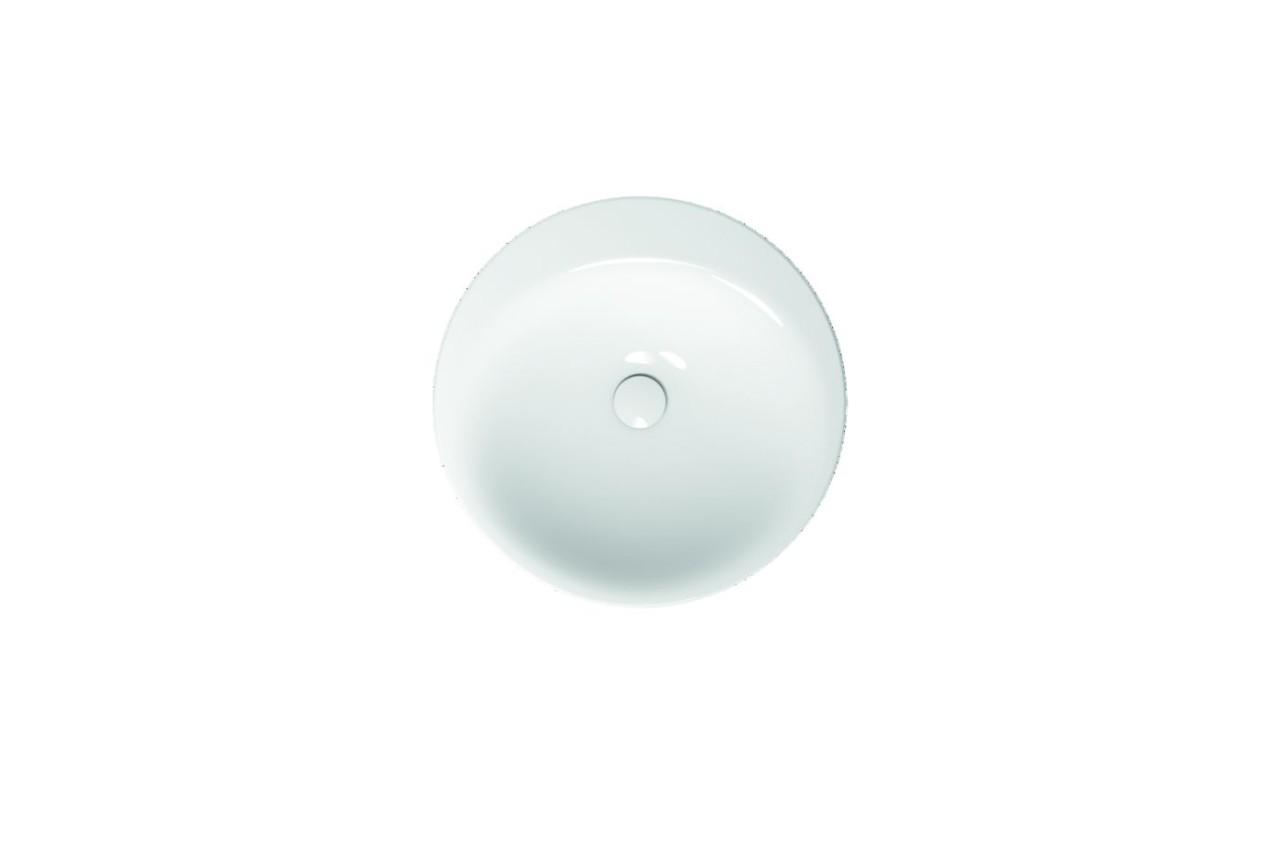 Bette Lux Oval Waschtisch 50x50x0,8 cm, Smoke 403, A220-403 A220-403