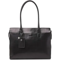 Castelijn & Beerens Ellen Laptop Schultertasche 15,6" RFID (17"), Notebooktasche, Schwarz